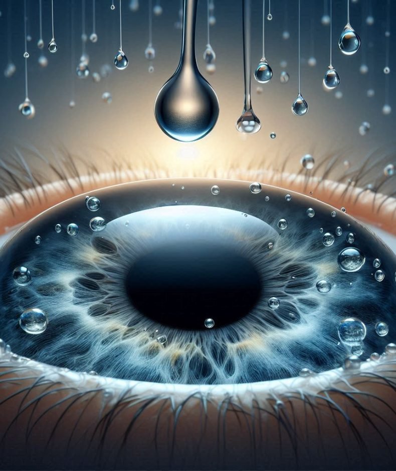 Gotas oculares Avizor Lacrifresh para hidratación y alivio de ojos secos.